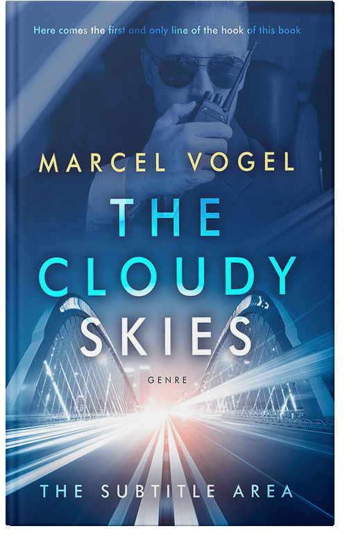 Front view of Premade Mystery & Thriller & Suspense Book Cover - Blumine