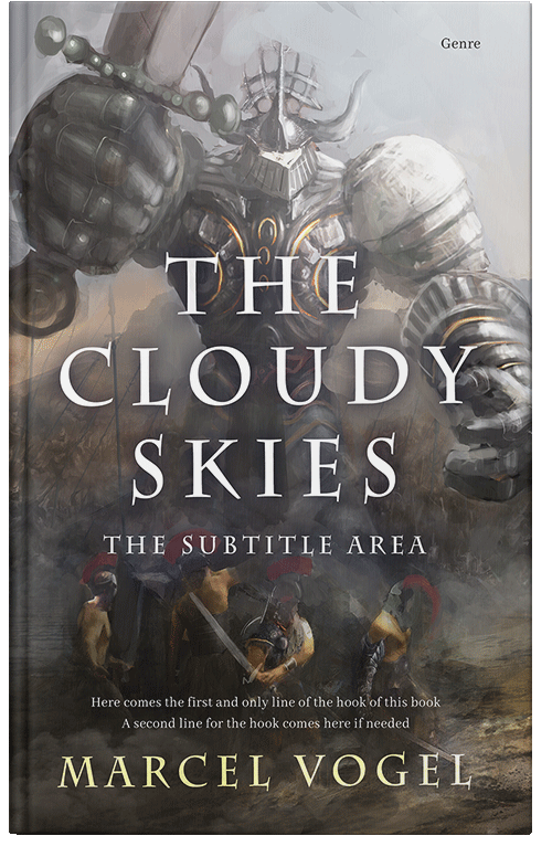 Front view of Premade Fantasy Book Cover - Masala