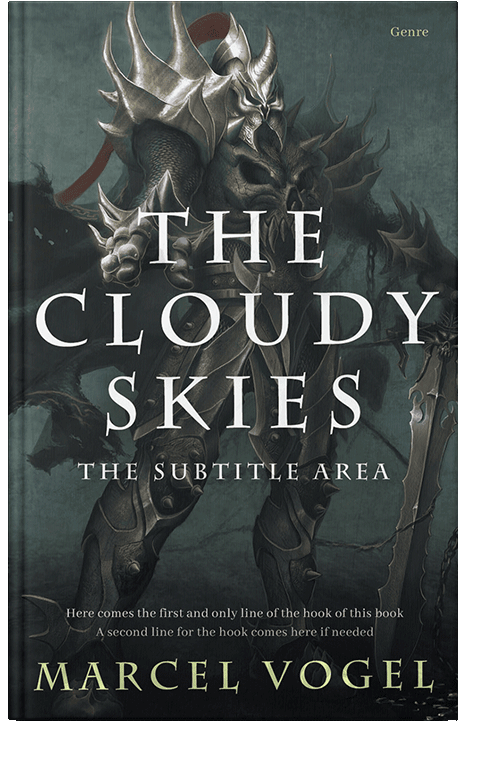 Front view of Outer Space #24362 - Premade Fantasy Book Cover