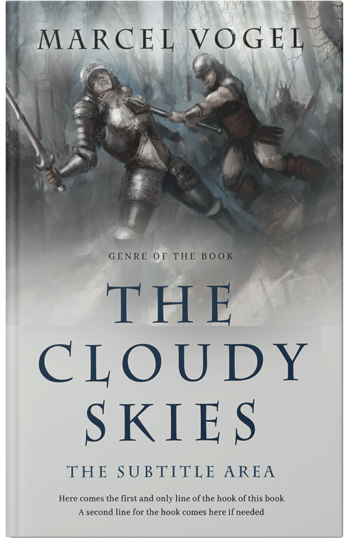 Front view of Premade Fantasy Book Cover - Celeste