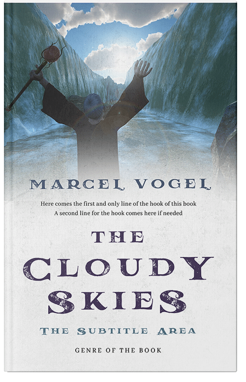 Front view of Premade Religion & Spirituality Book Cover - Limed Spruce