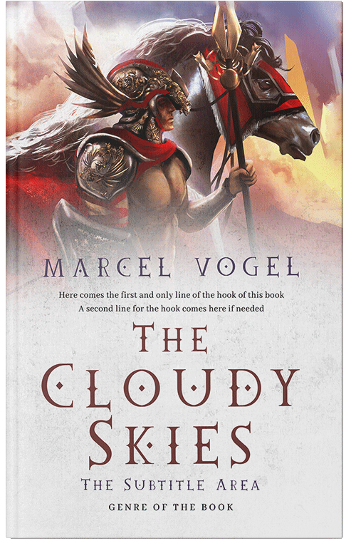 Front view of Premade Fantasy Book Cover - Jon