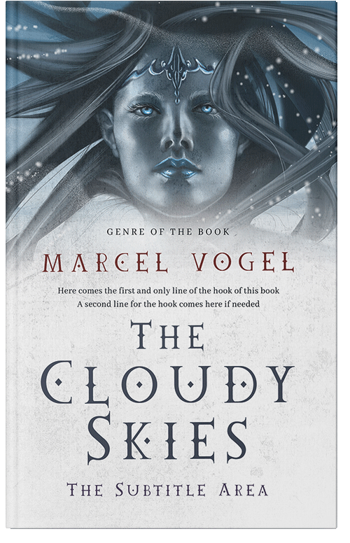 Front view of Premade Fantasy Book Cover - Iron