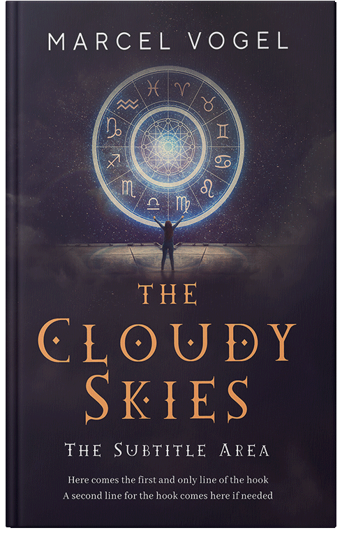 Front view of Premade Religion & Spirituality Book Cover - Bleached Cedar