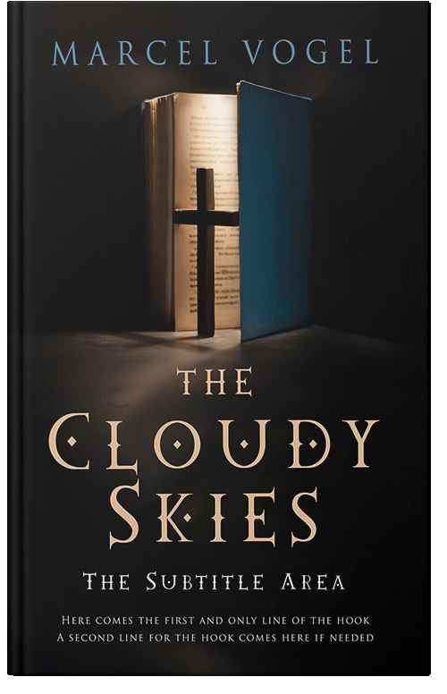 Front view of Premade Religion & Spirituality Book Cover - Cod Gray