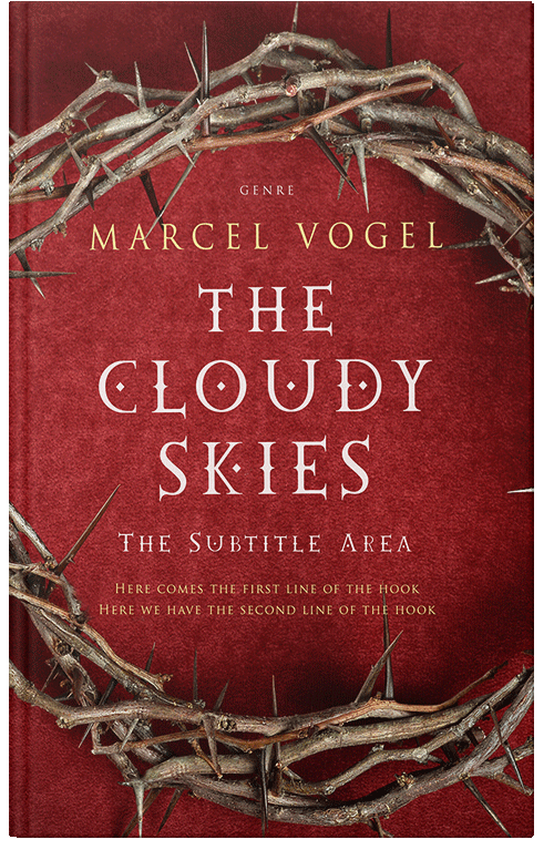 Front view of Premade Religion & Spirituality Book Cover - Old Brick