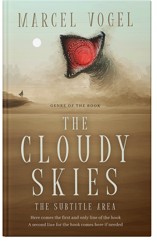 Front view of Premade Fantasy Book Cover - Cape Palliser