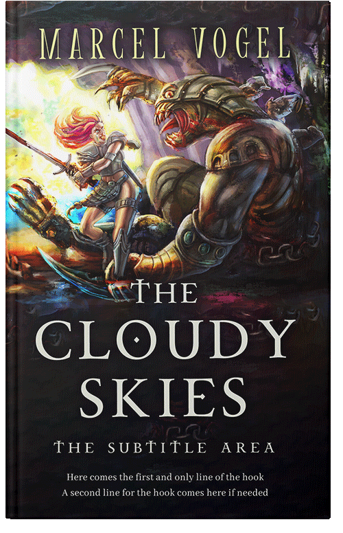 Front view of Premade Fantasy Book Cover - Pavlova