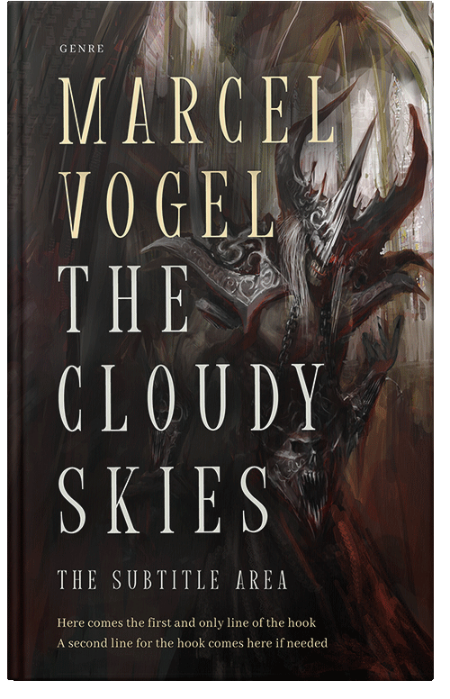 Front view of Zeus #24401 - Premade Apocalyptica Book Cover