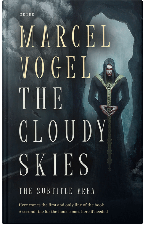 Front view of Premade Fantasy Book Cover - Bunker