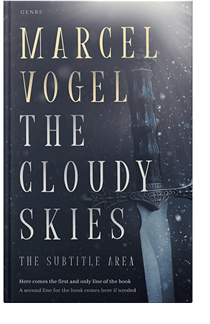 Pre Made Book Cover Ebony Clay