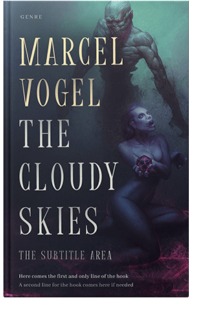 Pre Made Book Cover Steel Gray