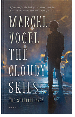 Premade Book Cover Bright Gray