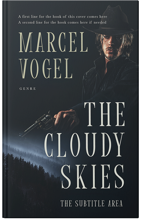 Front view of Premade Action & Adventure Book Cover - Mirage