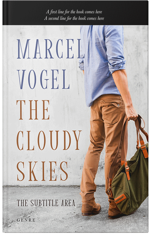 Front view of Premade Business Book Cover - Bon Jour