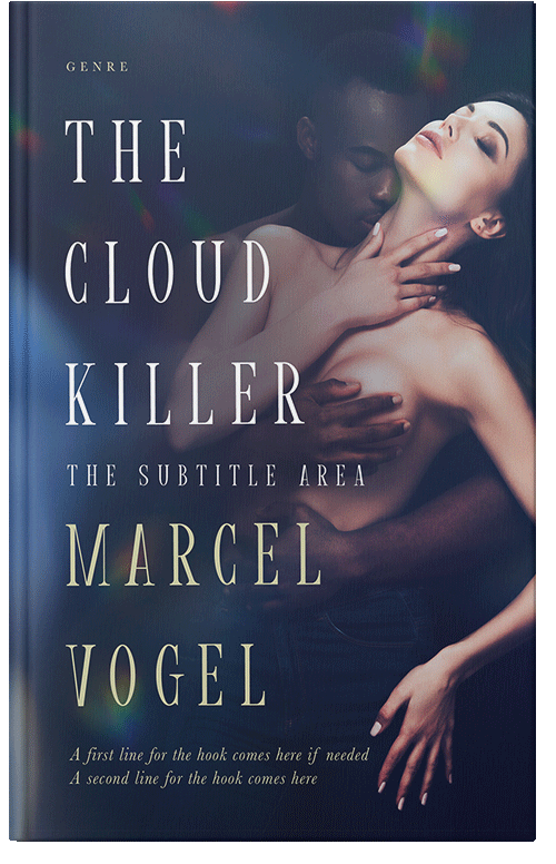 Front view of Premade Erotica Book Cover - Ebony Clay