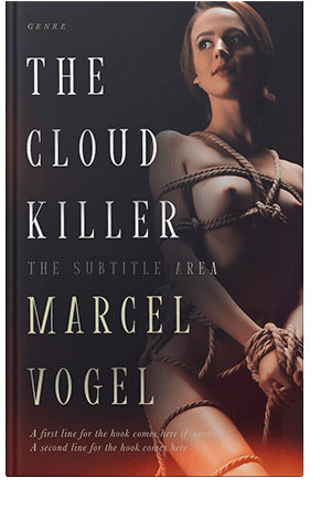 Pre Made Book Cover Cocoa Brown