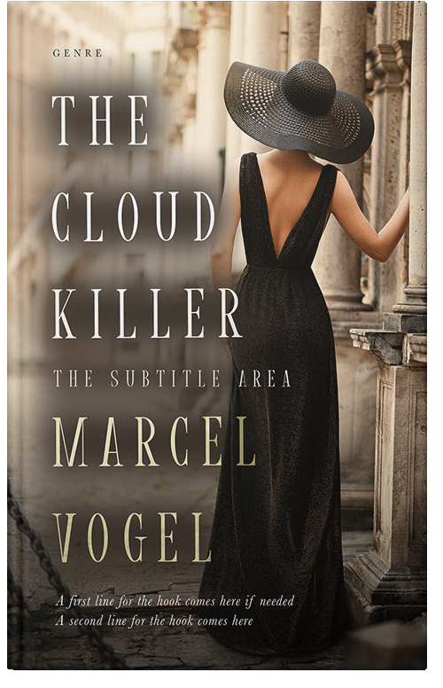 Front view of Premade Romance Book Cover - Birch