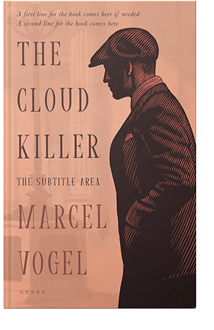 Pre Made Book Cover Cocoa Brown