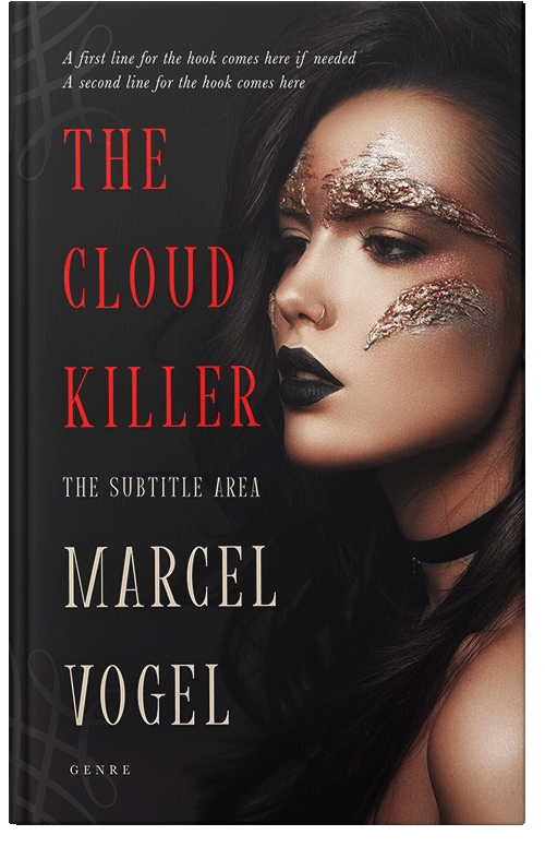 Front view of Premade Science Fiction Book Cover - My Pink