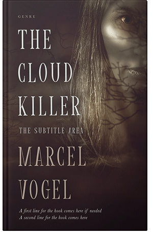 Premade Book Cover Cocoa Brown