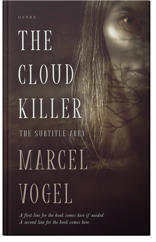 Front view of Premade Mystery & Thriller & Suspense Book Cover - Cocoa Brown