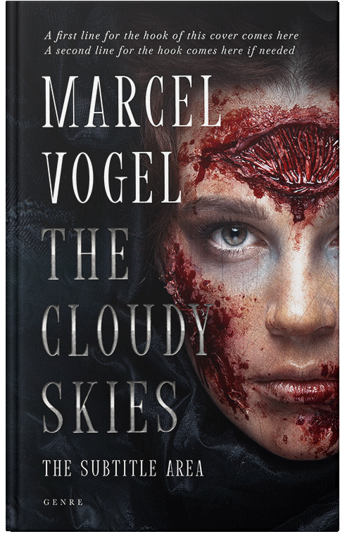 Front view of Premade Horror Book Cover - Quicksand