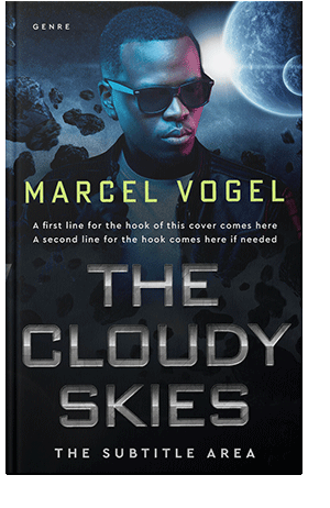 Pre Made Book Cover Ebony