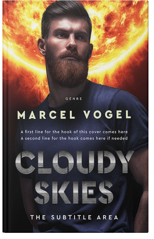 Front view of Premade Science Fiction Book Cover - Porsche