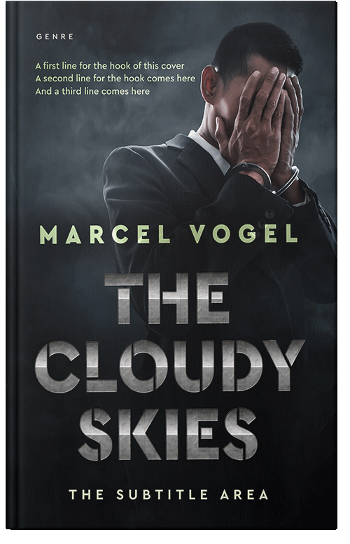 Front view of Premade Mystery & Thriller & Suspense Book Cover - Woodsmoke