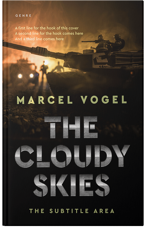 Front view of Premade Historical Book Cover - Twine