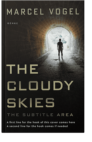 Pre Made Book Cover Ash