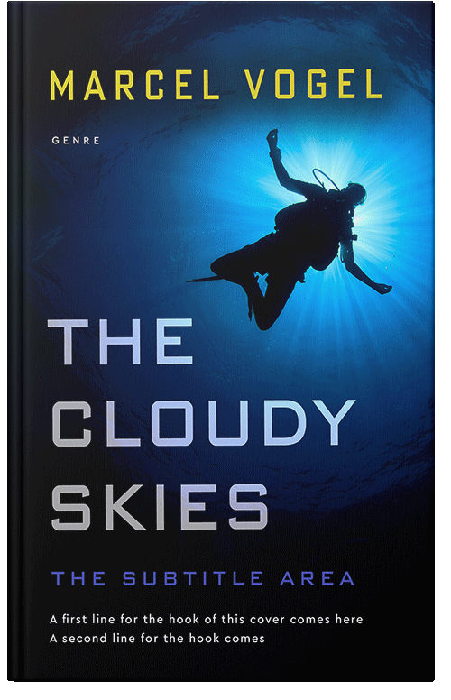 Front view of Premade Mystery & Thriller & Suspense Book Cover - Black Pearl