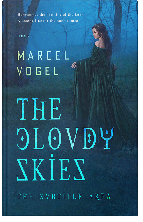 Front view of Premade Fantasy Book Cover - Elephant