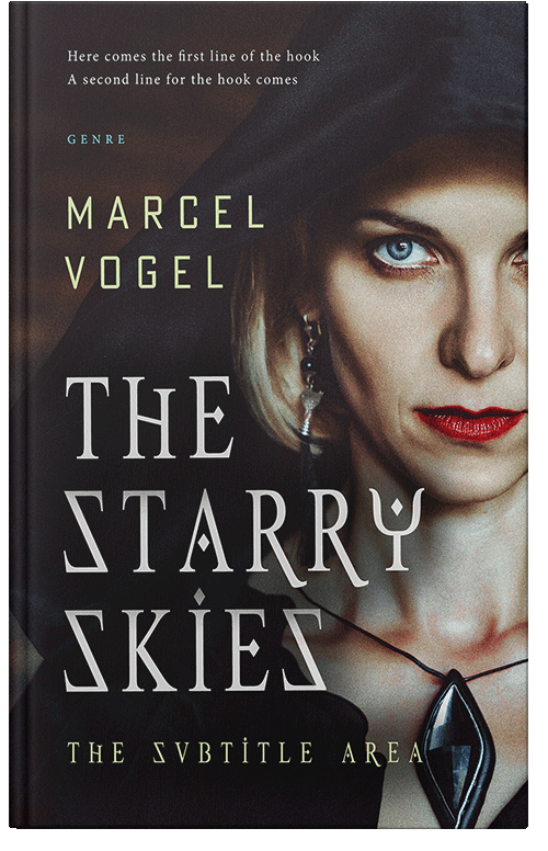 Front view of Premade Paranormal & Urban Book Cover - Silk