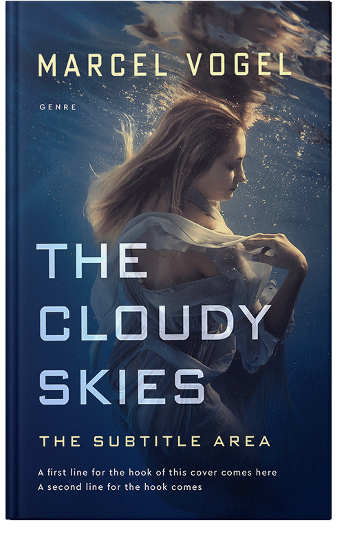 Front view of Premade Mystery & Thriller & Suspense Book Cover - Cloud Burst