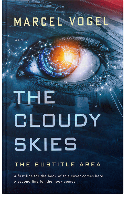 Front view of Premade Science Fiction Book Cover - Black Pearl