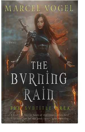 Pre Made Book Cover Taupe