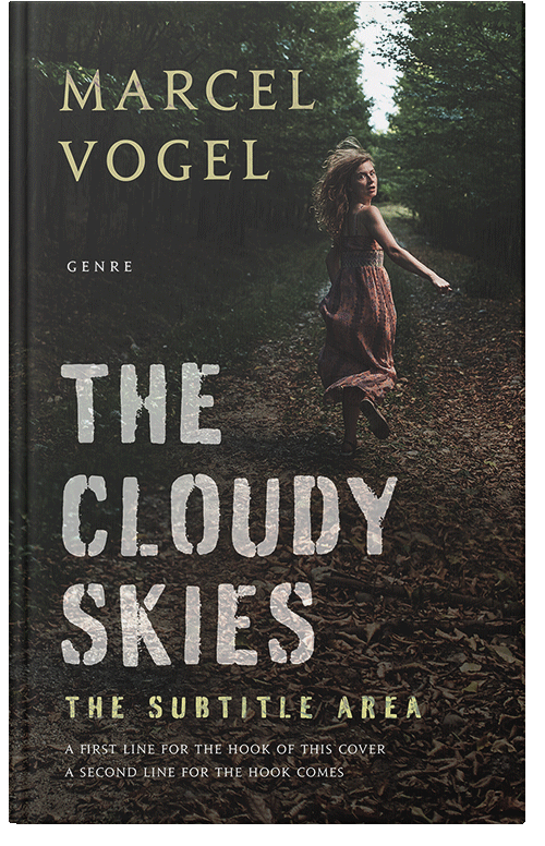 Front view of Premade Horror Book Cover - Rangitoto