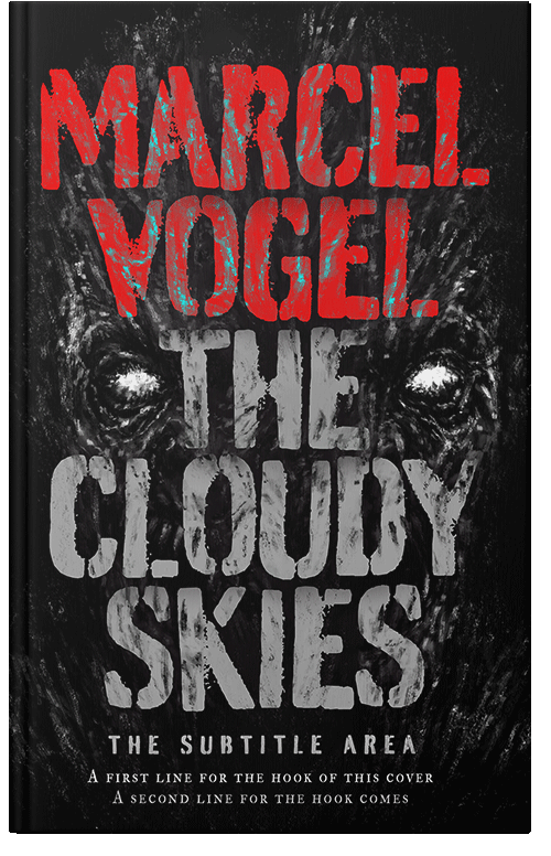 Front view of Premade Horror Book Cover - Cod Gray