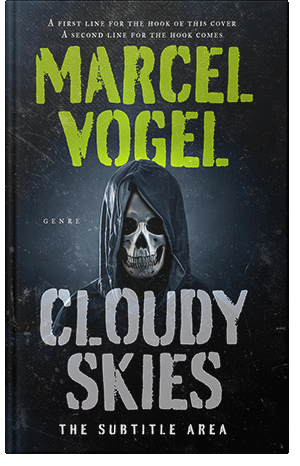 Premade Book Cover Olive Green