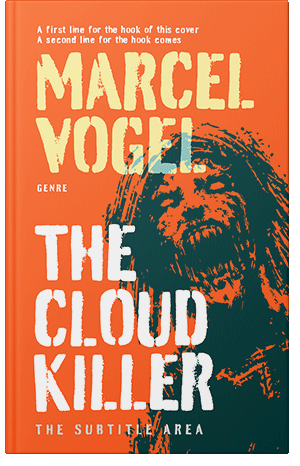 Premade Book Cover Orange