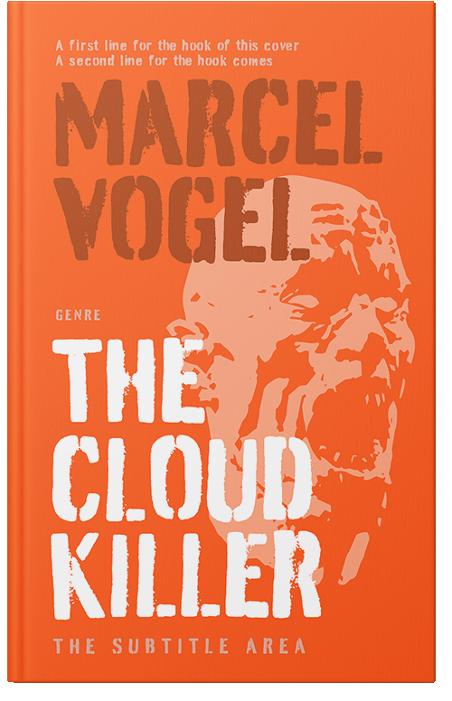 Front view of Premade Apocalyptica Book Cover - Flamingo