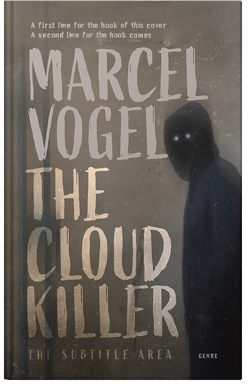 Front view of Premade Horror Book Cover - Soya Bean