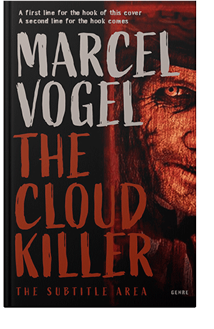 Pre Made Book Cover Graphite