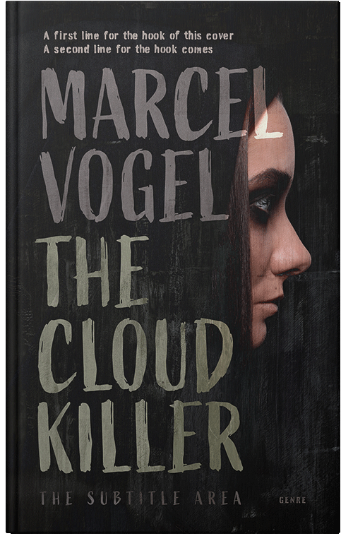 Front view of Premade Horror Book Cover - Cod Gray