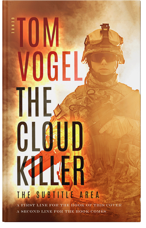 Front view of Premade Action & Adventure Book Cover - Brandy Punch