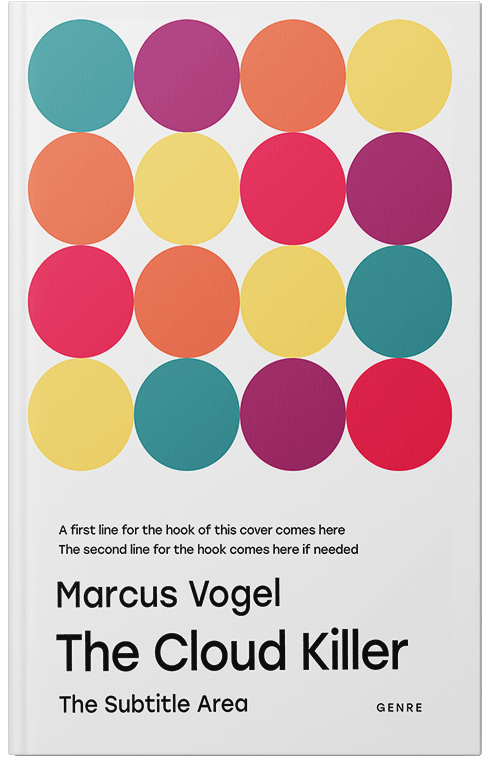 Front view of Premade Business Book Cover - Cerise Red