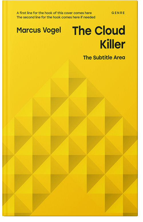 Front view of Premade Business Book Cover - Gold