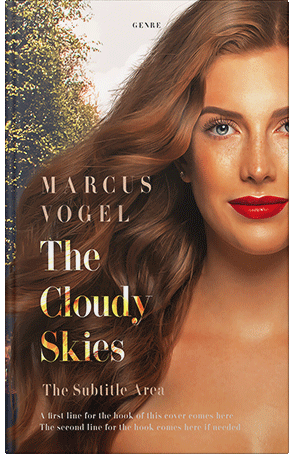 Premade Book Cover Gold Sand